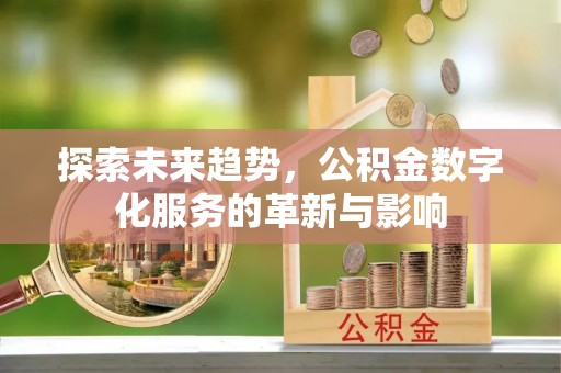 龙城探索未来趋势，公积金数字化服务的革新与影响