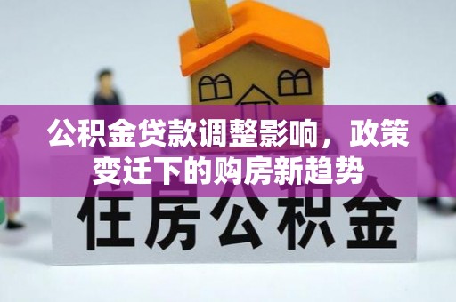 龙城公积金贷款调整影响，政策变迁下的购房新趋势