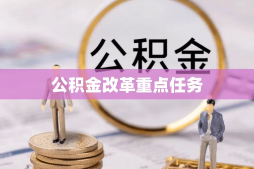 龙城公积金改革重点任务